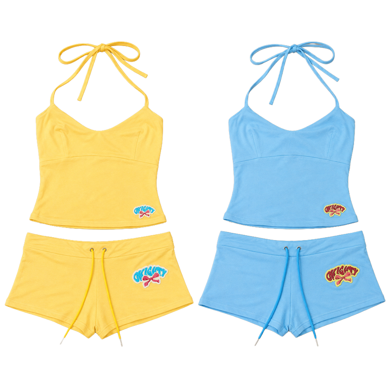 Suspender Tank Top - Conjunto de 2 piezas para mujer: